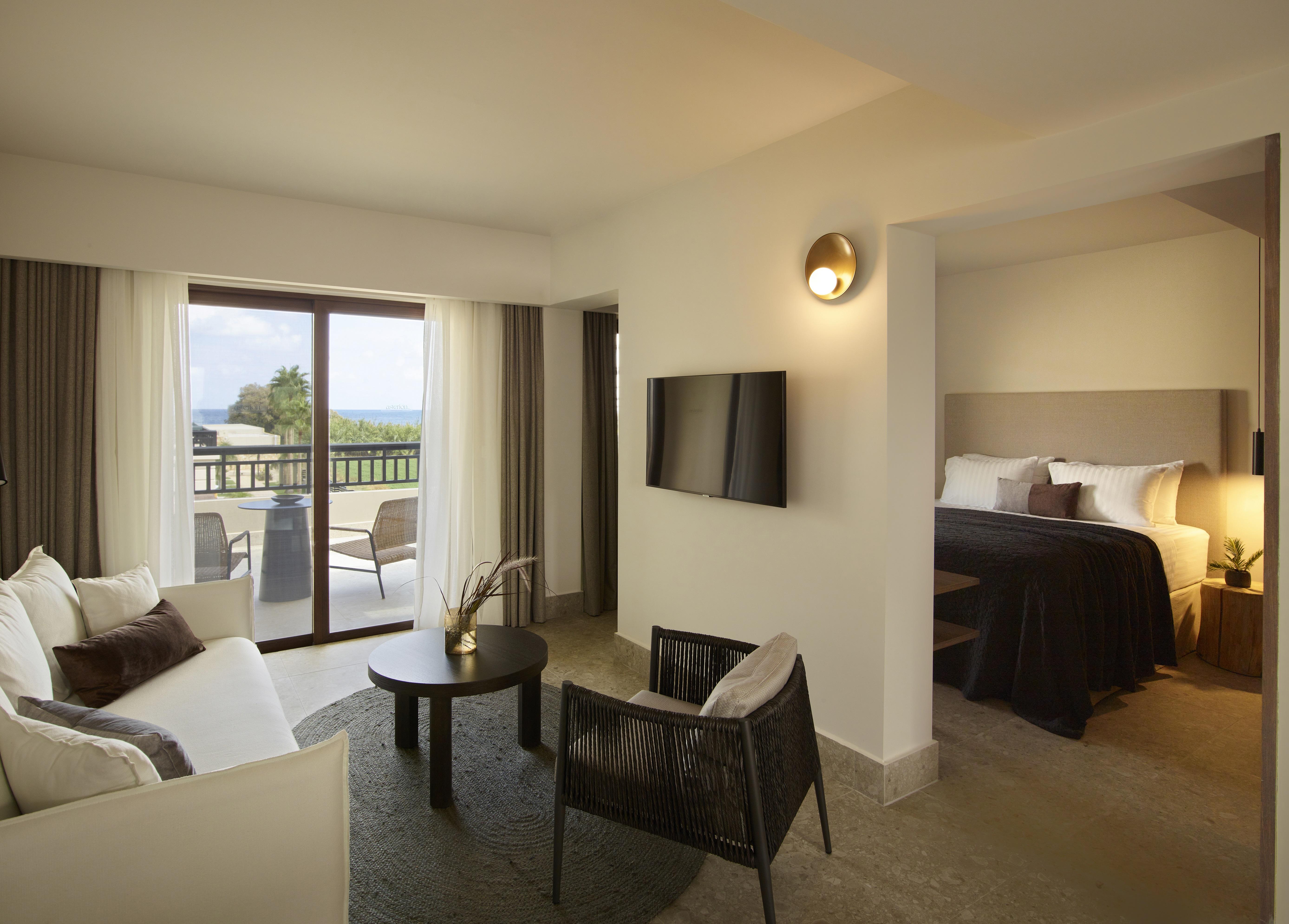 Chambre Deluxe - Vue Latérale sur Mer