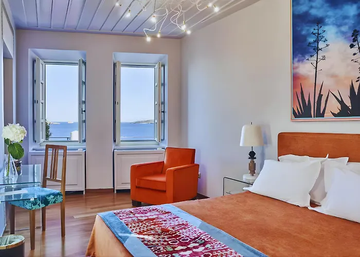 Villa Selena - 1830S Art-House Suites In Vaporia, 50M From Asteria Beach Ermoupoli